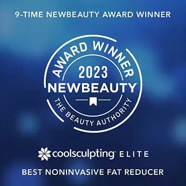 coolsculpting new beauty award winner badge